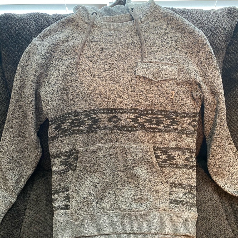Vans grey sweater style hoodie